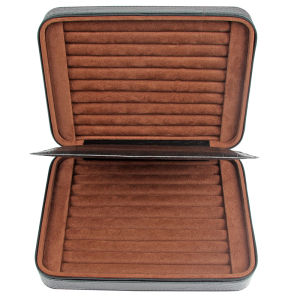High-End Leather Jewelry Box Large Capacity Ring Earring Display Case Portable Travel Jewelry Box Multi-Function Velvet Interior
