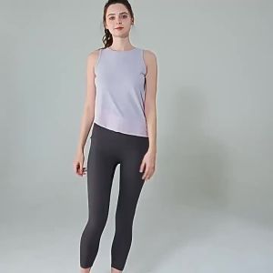 alo yoga ชุดโยคะหลวมฤดูร้อนสำหรับผู้หญิง เสื้อแขนกุดน้ำหนักเบา ระบายอากาศได้ดี สำหรับฝึกซ้อมฟิตเนส