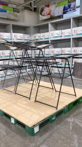 Giá PhơiGiàn Phơi Quần Áo LocknLock ETM543 (157x61x125cm) -Sào Phơi Đồ 2 Tầng Gấp Gọn Chất Liệu Thép Cứng Cáp Chắc Chắn