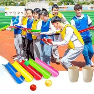 เด็กของเล่นกลางแจ้ง Pipeline Challenge เกมผู้ใหญ่การสร้างทีมกิจกรรมเด็ก Sensory Integration การฝึกอบรมของเล่นกีฬา