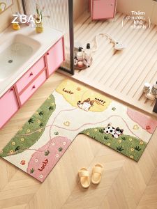 ZHIBAIJIA | Thảm Diatomite Thấm Hút Chống Trượt