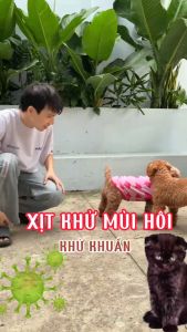 Xịt Khử Mùi Vệ Sinh Diệt Khuẩn Chuồng Trại Pet TINHDAUSACHANH 100ml/500ml Xịt Thơm Khử Khuẩn Thú Cưng