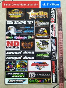 STIKER SOUND | STIKER AUDIO | STIKER SOUNDSYSTEM | STIKER PACK | STIKER 1 LEMBAR | UKURAN 21 cm x 31cm
