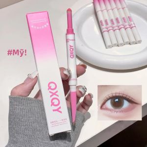 Họa Tiết Mịn Màng Bút Kẻ Mắt Hai Đầu Bút Tằm Dễ Dàng Sử Dụng Trang Điểm Mắt Lâu Trôi Thân Thiện Với Người Mới Bắt Đầu