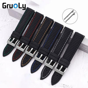 Silicone Rubber Watchband For Omega MoonSwatch Replace Strap Quick Release 20mm Universal Sport Wristband Belt Accessoreis Band