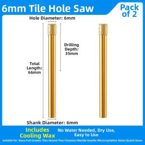 DAIENGONGJU | Marble Ceramic Applicable Drill Bit