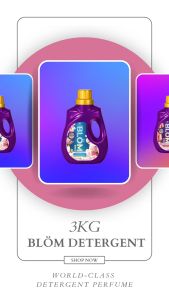 BLÖM 3KG Premium Laundry Detergent Perfume Bloem Detergent Premium Aroma - Lazada