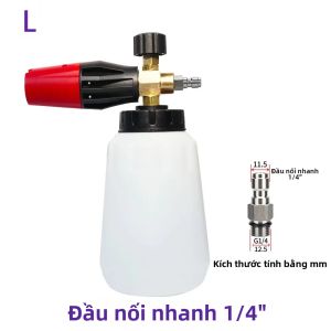 BEAR FORCE | BEAR FORCE Máy Rửa Áp Lực Foam Cannon Xà Phòng Rửa Xe Lance Tương Thích Với Karcher Interskol Huter Stihl Parkside Vòi Phun Đồng