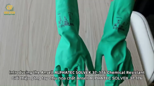 GĂNG TAY CHỊU DẦU ANSELL SOLVEX 37-176 CHỐNG HÓA CHẤT DẦU MỠ AN TOÀN LAO ĐỘNG