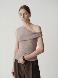 INSIS FEMME | Summer Linen Cotton Simple and Artistic Two-Way T-Shirt