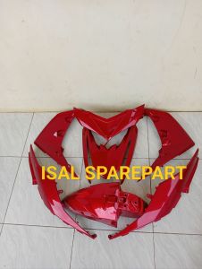 Cover body halus full Alus Yamaha Mio M3 Mio Z merah maroon