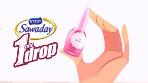 Sawaday One Drop Freshen Toilet Catch Bad Odor 1Teki Shoshu Gel 640 Drop Toilet Deodorizing Liquid KOBAYASHI 1Drop Rose