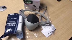 Dust Mask  20pcs Filter Cotton Respirator Half Face Dust-proof Mask Anti Industrial Construction Dust Haze Fog Safety Gas mask