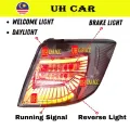 (DRAGON SCALE) Perodua Bezza Dynamic Led Tail Lamp Taillamp Taillight Light With Running Signal Center Trunk Garnish. 