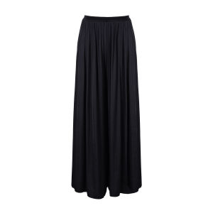 Elastic Waist Cool Silk-like Wide-leg Trousers