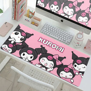 Bandai | 30x80cm Cute Cartoon Kuromi Pink Gamer Mouse Pad Laptop Desk Decoration Office Long Carpet 30x60cm Sanrio Non-slip Keyboard Mats