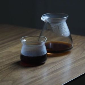 Domestic Glass Sensory Cup 275ml Hand-Poured Coffee Aromatherapy Cup Sharing Cup Clear Material Nordic Style Coffee Brewing Pot