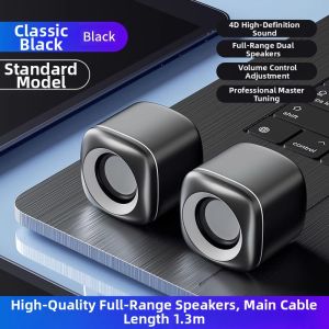 Mini Desktop Computer Speaker Laptop Subwoofer Small Loudspeaker Home Use F2025 Eurobird 2.0 Channel Ac Power Multimedia Soundbox