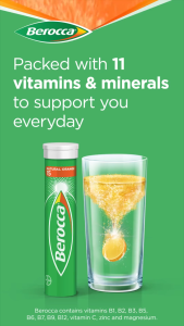 Berocca Orange Flavor (BUNDLE 10 + 10s Effervescent Tablets) Set of 2 Multivitamins & Minerals