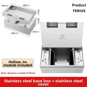 TERIUX | Waterproof Recessed Floor Socket 5 Sockets