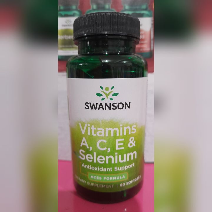 Swanson Vitamin A, C, E, and Selenium (ACES). 60 softgels Antioxidant