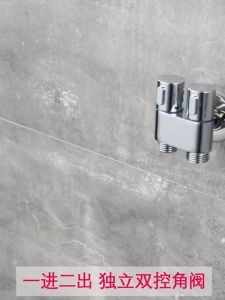 Keran Cabang 2 Shower Bahan Tembaga/Mesin Cuci Keran Air/ Double Angle Valve/Double Stopkran Kloset/Kran Cabang Shower