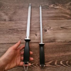 Dụng Cụ Mài Dao Thanh Liếc Dao Thép CacBon Siêu Cứng Rãnh Mài Chạy Dọc Nhanh Sắc