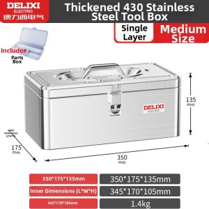DELIXI | Heavy-duty Multi-function Organizer Toolbox