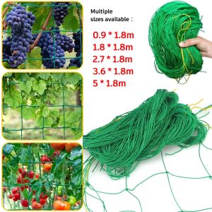 Garden Cucumber Net for Plants Climbing Net Nylon Heavy Duty Polyester Vine Mesh Net for Tomato Grapes