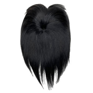 Anemone | 14x14cm Natural Human Hair Toppers For Women Clip In Overlay Hair Piece with Bangs Fringe Hair Extensions Cover Grey Hair Remy
