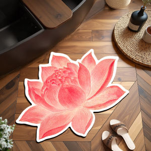 Bàn Đệm Phòng Tắm Phong Cách Trung Hoa Mới Bàn Đệm Phòng Tắm Bàn Đệm Bằng Đất Sét Thạch Cao Thấm Nước Hoa Sen Bàn Đệm Bằng Vải