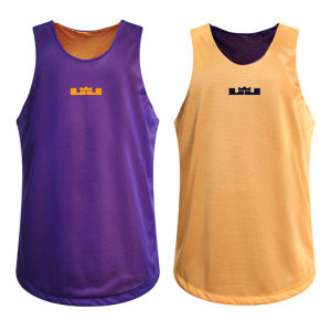 Loose Mens Basketball Training Vest Curry Jersey Irving 11 Number Double-Sided Wear Quick Dry Polyester Fiber round Neck Vest