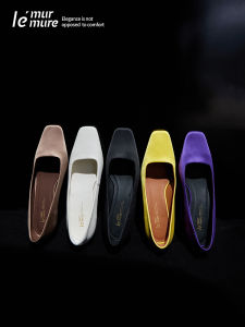 Elegant and Durable Leather Slip-Ons Womens Shoes