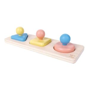 Hape | Montessori Shape Puzzle Wooden Educational Toy for Kids