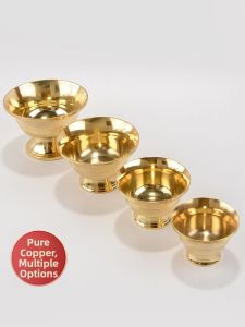 ZANGCUN | Decorative Copper Water Bowl with Eight Auspicious Symbols
