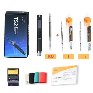 Bộ Hàn Điện Tử MINIWARE TS21 Màn Hình Kỹ Thuật Số 100W Công Suất Tối Đa Bút Hàn Chính Xác Bộ Dụng Cụ Sửa Chữa Gia Dụng Cho Thiết Bị Điện Tử