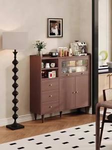 Retro Style Wooden Cabinet Storage
