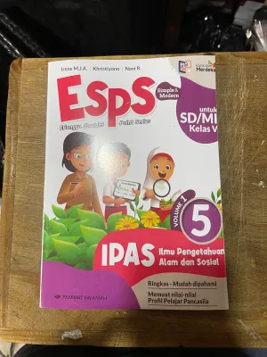 Esps Ipas Kelas 5 SD Volume 1 Kurikulum Merdeka