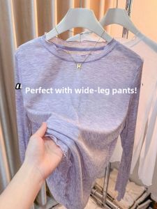Sun Protection Loose Blouse Ice Silk Long Sleeve T-Shirt