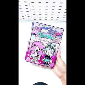Wednesday búp bê giấy Toca Boca Cool and Cute 2 bóc dán Toca Boca in quiet book