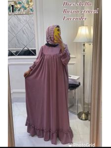 DRESS SHELLA|GAMIS WANITA TERBARU|GAMIS CRINKLE|BAJU GAMIS WANITA KEKINIAN|GAMIS MUSLIM|GAMIS SHELLA