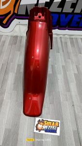 Batok & spakbor depan Yamaha Jupiter z new Burhan MERAH METALIK bahan tebal standar original