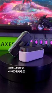 5000mah Mini Power Bank 20W PD Fast Charging Powerbank With Stand Portable Charger Battery Pack Compatible For iPhone 15 /14 /13 12 Series Samsung Android