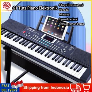Keyboard piano elektronik digital 61 keys With Mic nya cocok bg pemula / keyboard piano organ