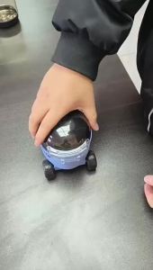 Portable 550ml Car-Shaped Water Bottle with Wheels Cute Leakproof Kids Sippy Cup with Strap Fun Cool Cup for Boys & Girls