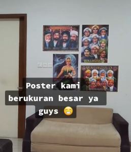Poster Jumbo SYEKH ABDUL QODIR AL-JAILANI #CHA011B - ukuran 50 x 70 cm