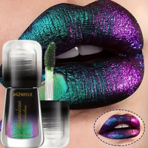 6 Color Changing Liquid Eyeshadow Pearl Glitter Monochrome Metallic Eyeshadow Shiny Liquid Eyeshadow Lip Gloss Nail Art Cosmetic