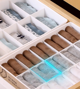 Murah Storage Box Underwear Kotak Penyimpanan Kotak Pembatas Laci Pakaian Dalam