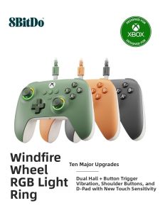 8BitDo | Gaming Controller for Xbox Series One & PC with Dual Hall Effect Triggers