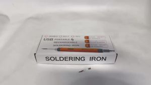 USB soldering iron mini small soldering iron set portable household type-C interface 800mAh battery Adjustable temperature